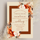 Search for orange and white wedding invitations Terracotta
