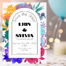 Search for rainbow save the dates Fun