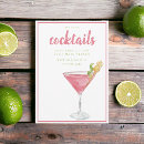 Search for cosmopolitan invitations Pink cocktail