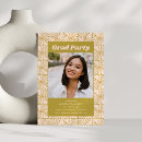 Search for floral graduation invitations Minimalist