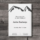 Search for landscape birthday invitations Minimalist