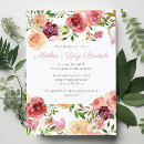 Search for floral mothers day brunch invitations Cute