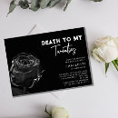 Search for black death invitations Chic
