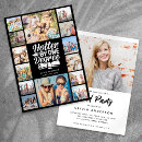 Recherche de multiple photo graduation invitations Typographie