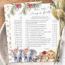 Recherche de baby girl shower games Éléphant