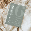 Recherche de seizième invitations D'anniversaire