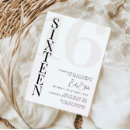 Recherche de seizième invitations D'anniversaire