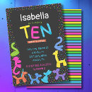 Search for 10th invitations Colourful