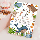Search for sea life birthday invitations Shark birthday party