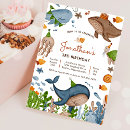 Search for sea life birthday invitations Shark birthday party