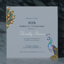 Search for peacock square invitations Stylish