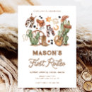 Search for first rodeo invitations Western party