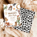 Search for boys cowboy birthday invitations Western party