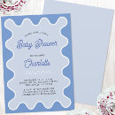 Recherche de vague bleue invitations Moderne