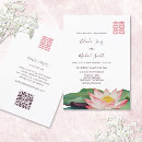 Recherche de lotus flower invitations Code qr