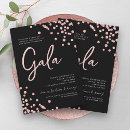 Search for black and gold gala invitations Fundraising event
