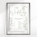 Search for program wedding posters Elegant