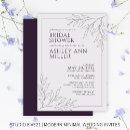 Search for eggplant bridal shower invitations Rustic