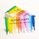 Search for paint drip business cards Rainbow