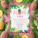 Search for pink pineapple invitations Aloha