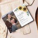 Search for sunflower save the dates Elegant