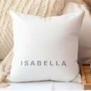 Recherche de gris et blanc coussins Pour elle