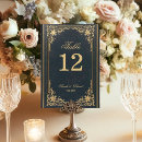 Search for dark blue wedding table cards Elegant