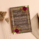Recherche de rustic floral bridal shower invitations Marsala