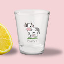 Search for cow shot glasses Cartoon