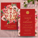 Recherche de chinois moderne mariage invitations De asiatique