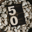 Search for ivory and gold 50th birthday invitations Fifty