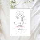 Search for boho rainbow baby girl shower invitations Minimalist