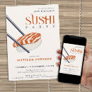 Recherche de sushi party invitations Simple