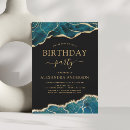 Search for teal blue birthday invitations Geode