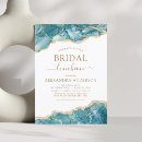Search for agate bridal shower invitations Gold
