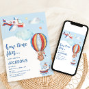 Search for transportation party invitations Airplane