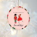Search for first nutcracker ornaments Pink