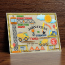 Search for construction 2nd birthday invitations Cement mixer