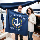 Search for navy and gold blankets Anchor