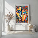 Search for abstract face posters Fun