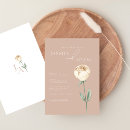 Search for rose gold floral invitations Feminine