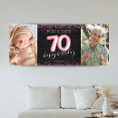 Recherche de 70th birthday party banner banners Soixante dix