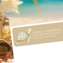 Search for sea turtle return address labels Baby shower
