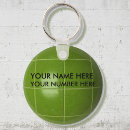 Search for name and number keychains Green