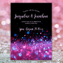 Search for black purple elegant wedding invitations Script