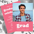 Search for coral graduation invitations Bold