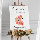 Search for flamingo wedding signs Couple