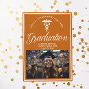Search for orange graduation invitations Class of 2024