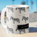Search for exotic animal mugs Zebra