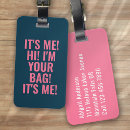 Recherche de pink luggage tags Rose